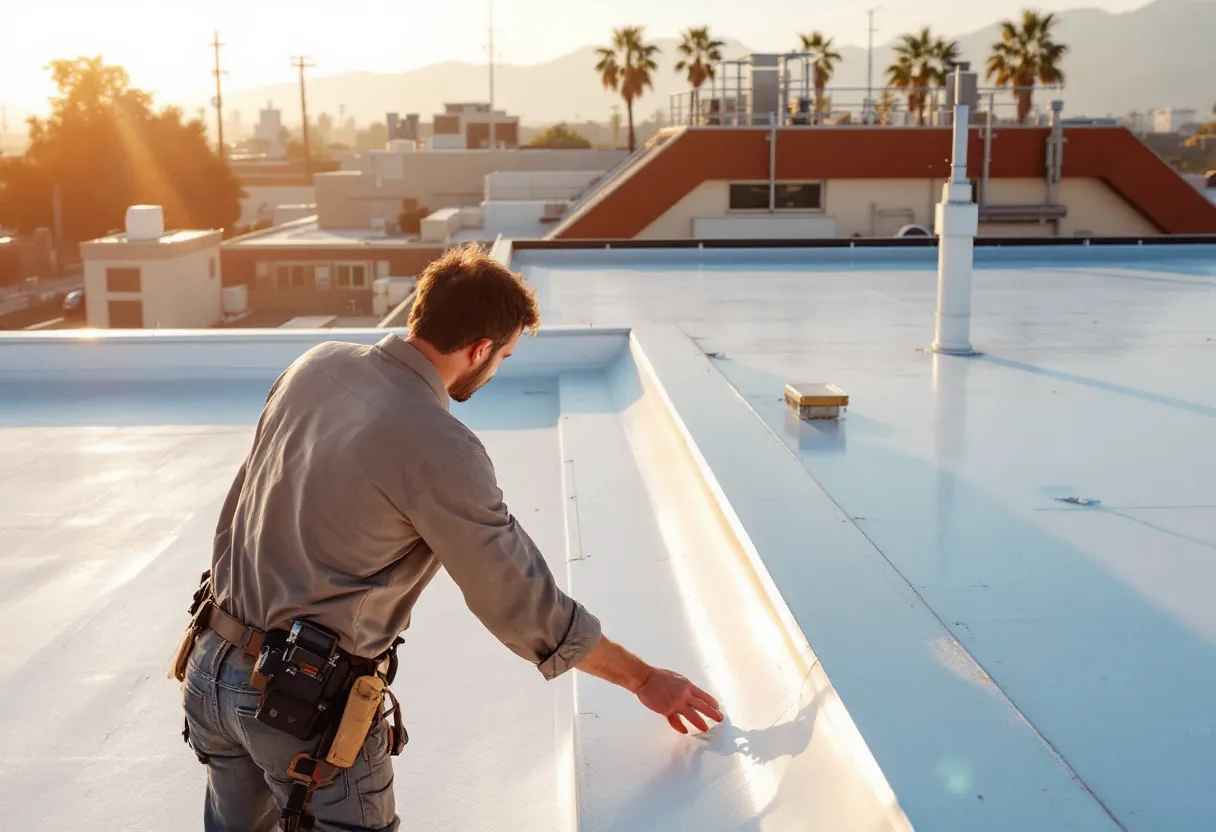 Compare TPO and PVC single-ply membranes for your West LA commercial property. Learn which roofing material fits your budget and climate needs.